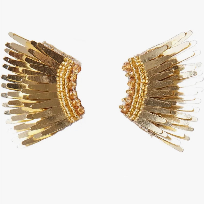 Gold Mini Madeline Earrings - Mignonne Gavigan 140$